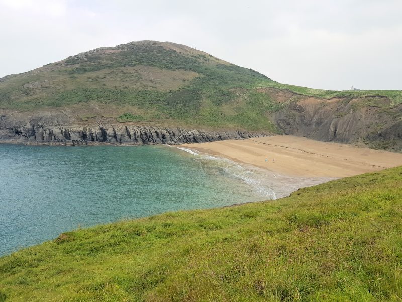 One of the beaches in Cardigan Bay in South West Wales