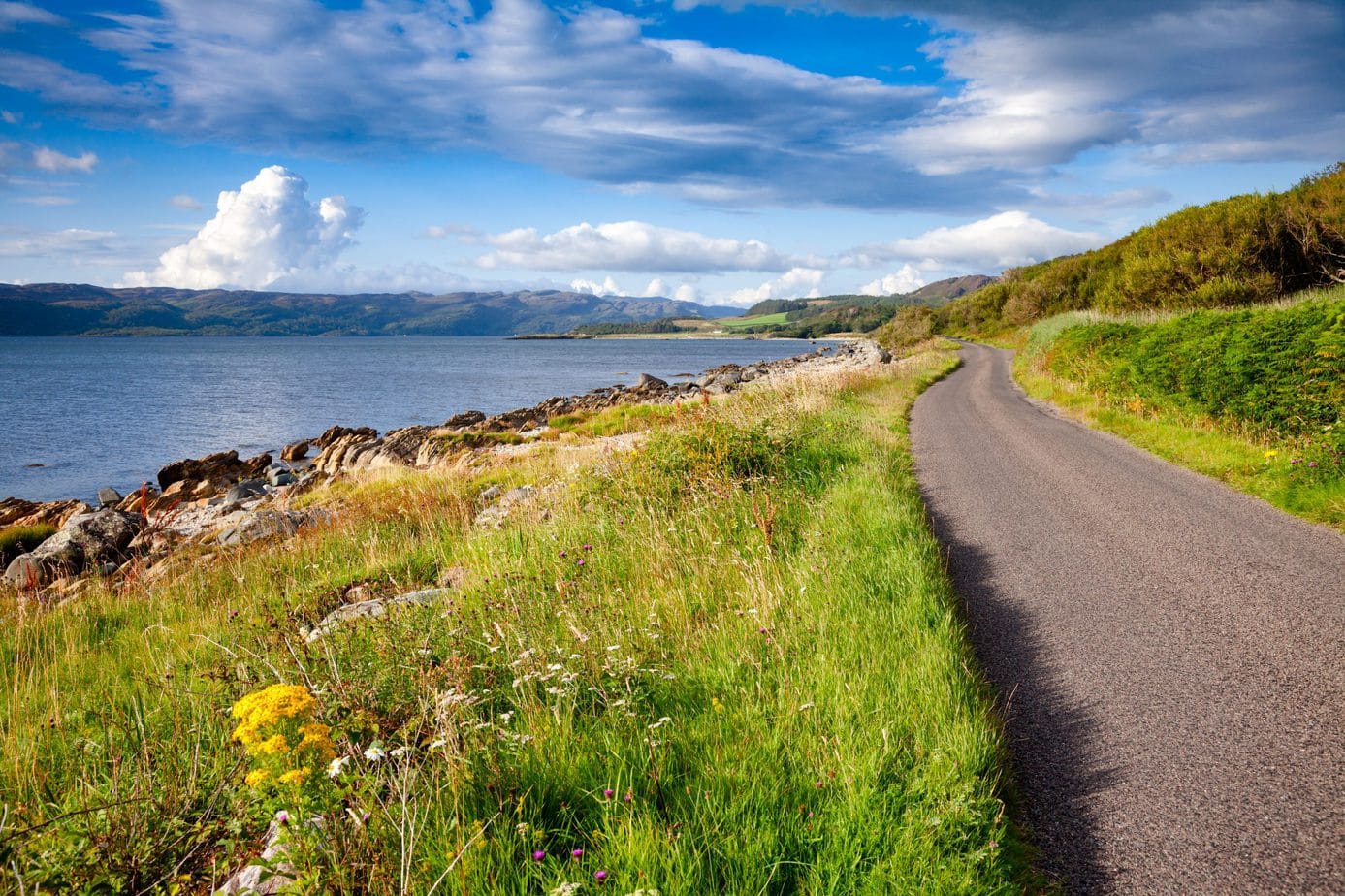 Caledonia Way long distance cycle routes in Scotland UK