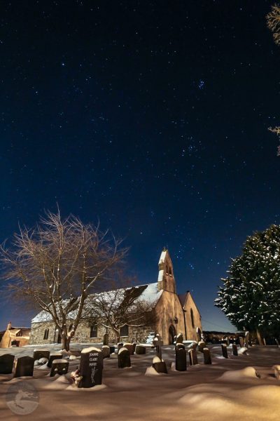 Dark sky stargazing church wales