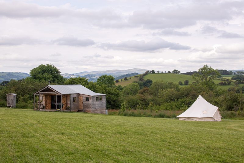 The Forge glamping site in North Wales