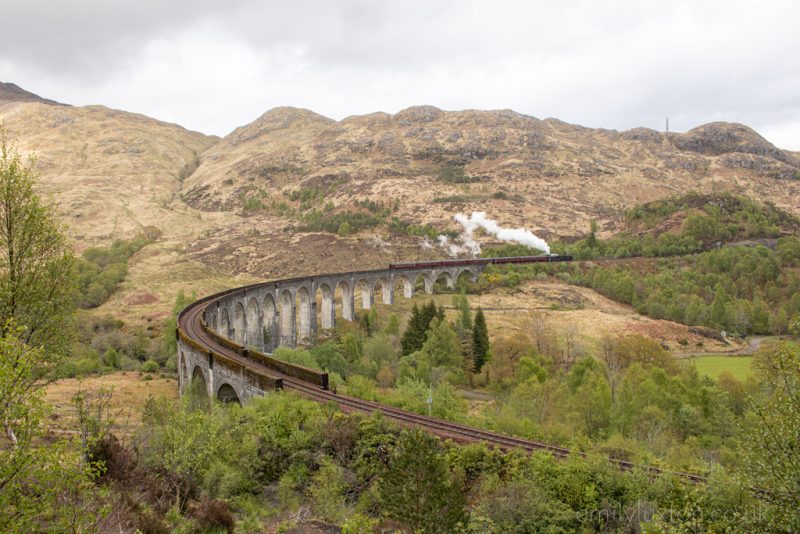 Jacobite Express on the Glenfinnan Viaduct