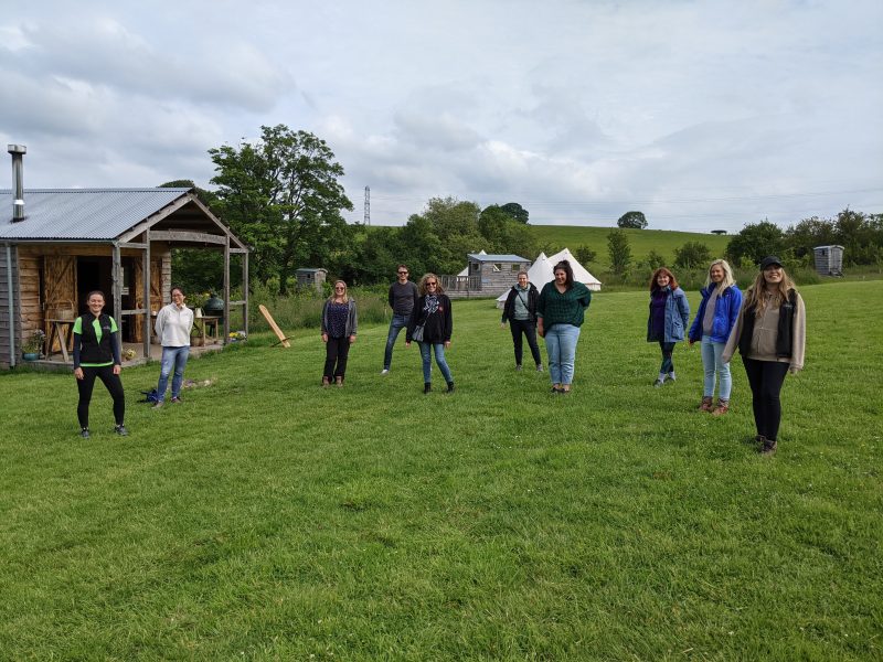 Group Shot Wild Wellness Retreat Adventure tours UK