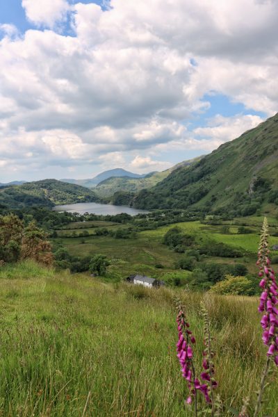 Road trip views in Snowdonia Wales