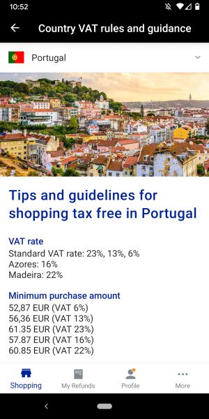 Global Blue App Tax Free Shopping Europe