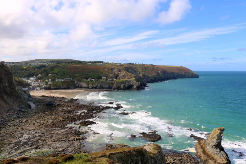 St agnes beach cornwall north coast