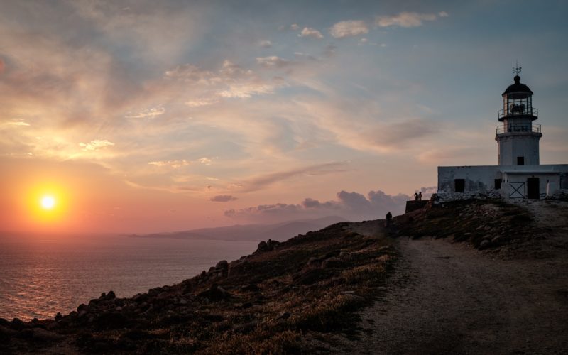 Armenistis Lighthouse, Mykonos, Greece