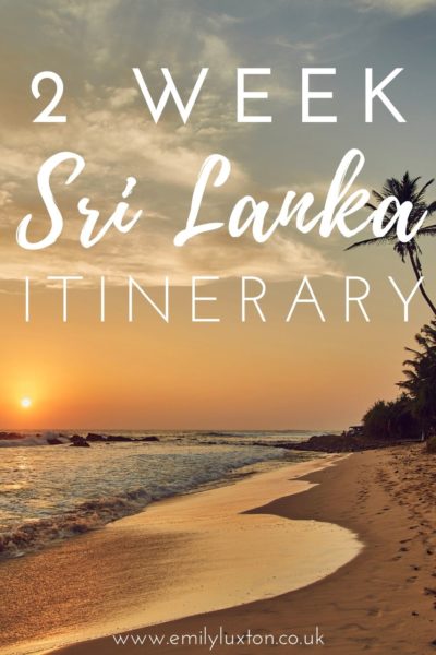 2 Weeks Sri Lanka Itinerary